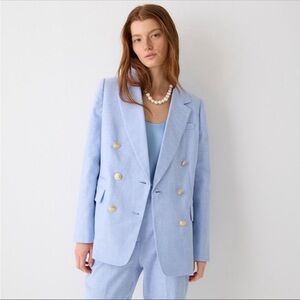 J. Crew Bristol Blazer in stretch linen blend